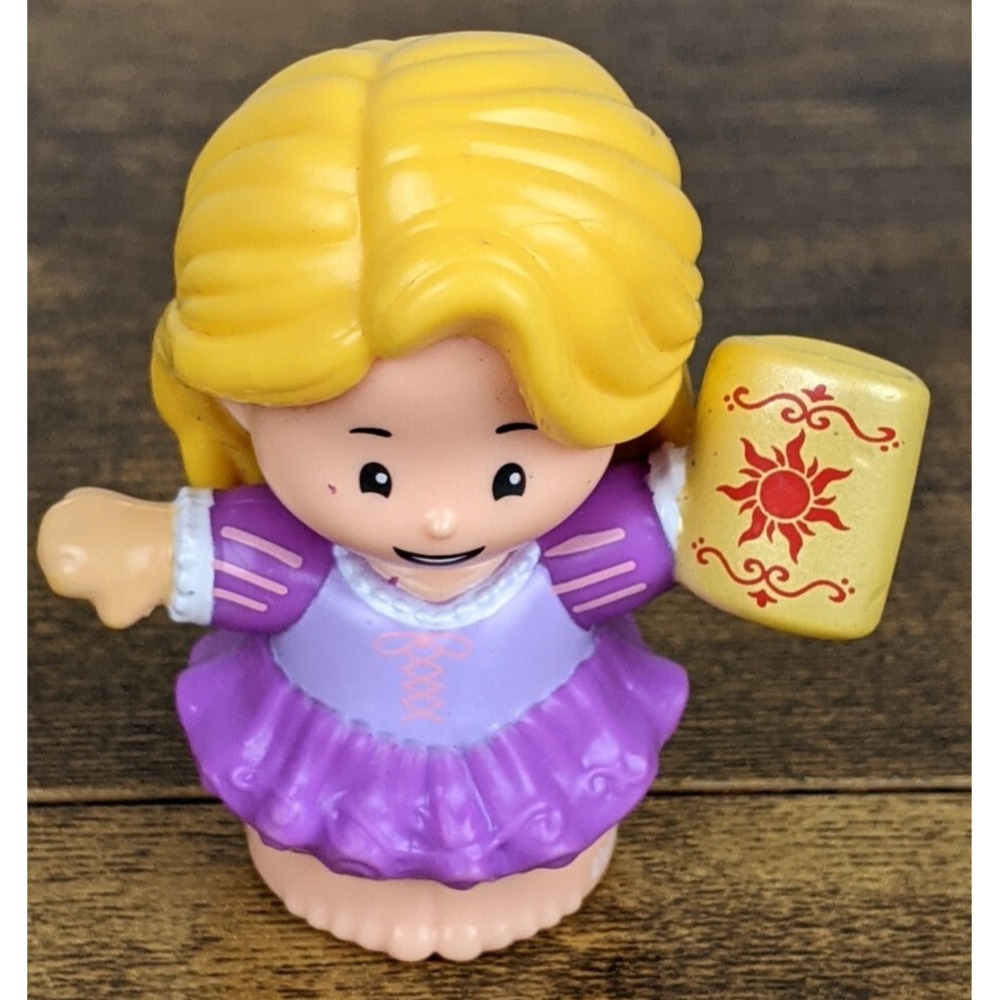 Disney Little People Rapunzel Tangled Princess Figure 2016 Mattel Purple Dress